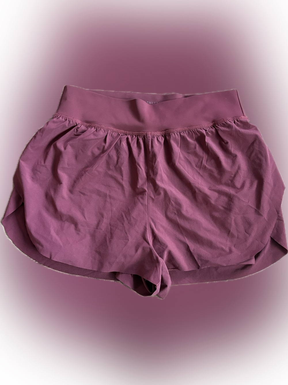 NWOT Athleta Crossover High Rise 4” Run Short Maroon